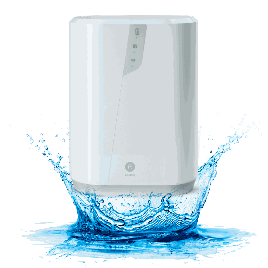 Nuevo purificador de agua eSpring™ con Filtro de Carbón e3 y tecnología UV-C LED